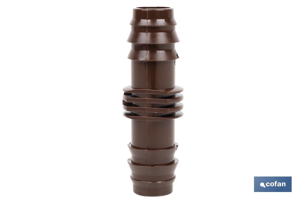 ENLACE RECTO Ø16MM (MARRÓN-MAX SEGUR.) Venta unitaria