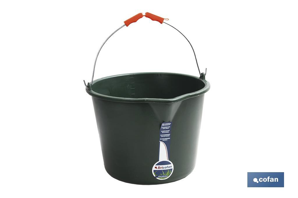 CUBO JARDINERÍA CON VERTEDOR 12 LITROS CUBO JARDINERÍA CON VERTEDOR 12 LITROS