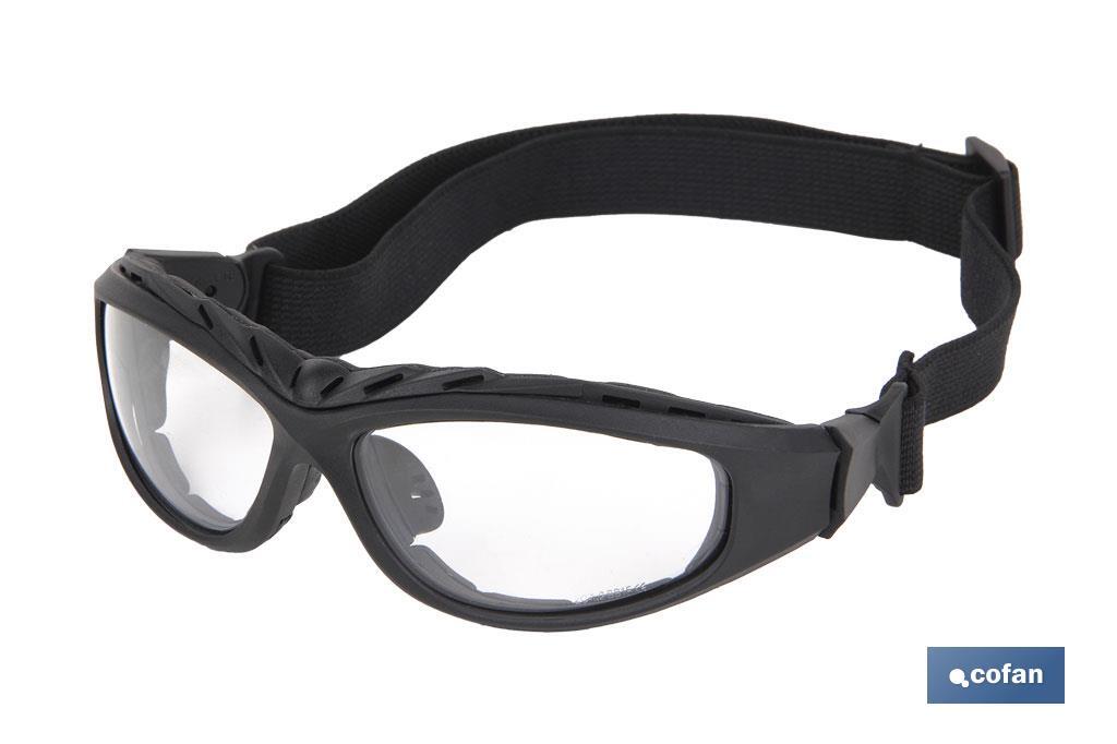 Gafas de Seguridad Acolchada 4 en 1