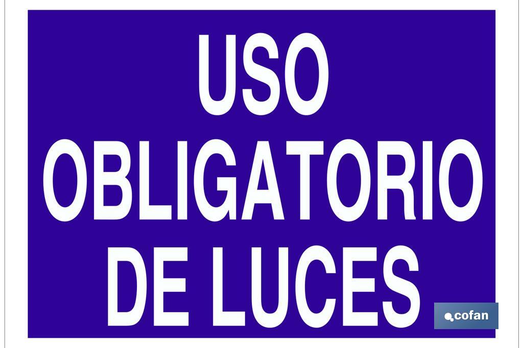 Uso obligatorio Luces