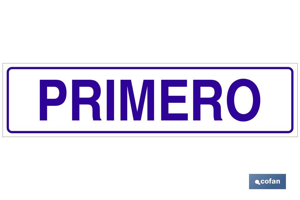 Primero