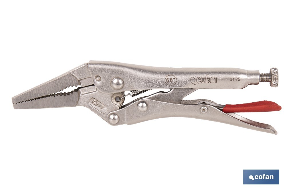 Tenaza Grip Larga | Con cortacables | Longitud 6,5 - 8,5