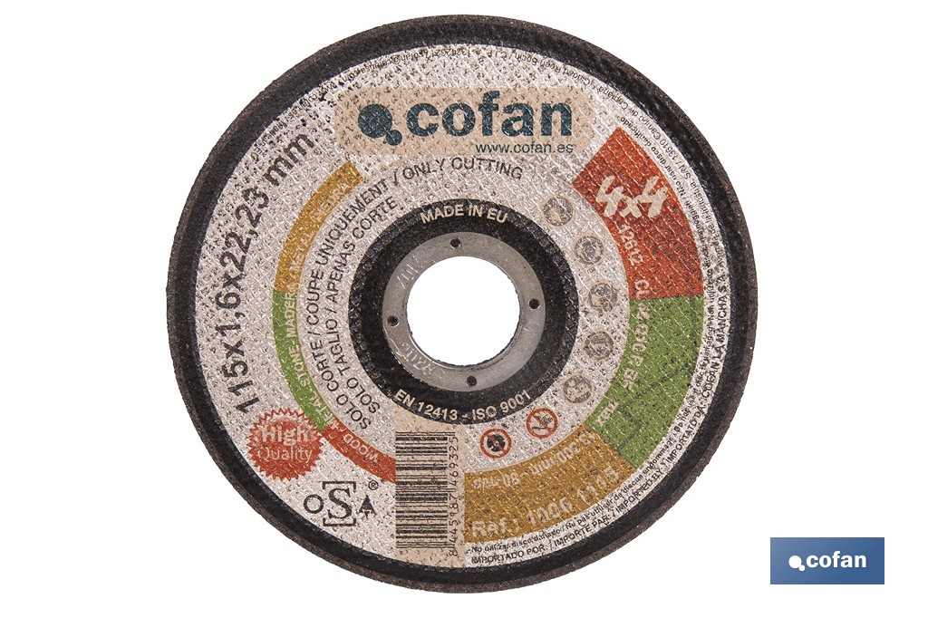 Discos de corte 4 x 4