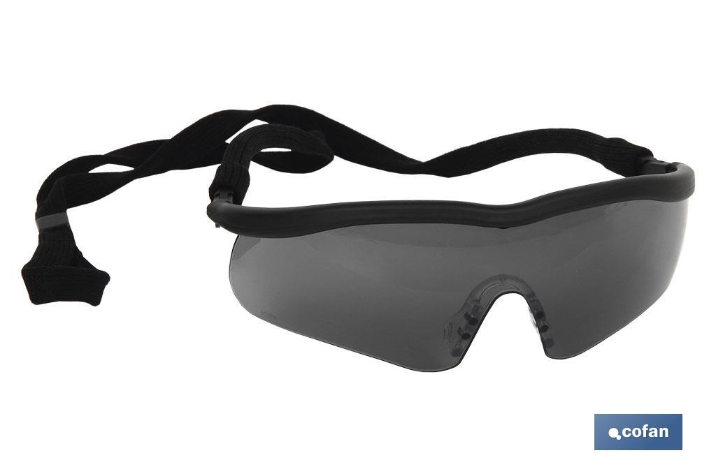 Gafa de seguridad sport oscura UV Protection