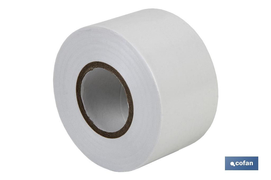 Cinta Aislante de PVC Blanco 0,15 mm x 50 mm x 33 m