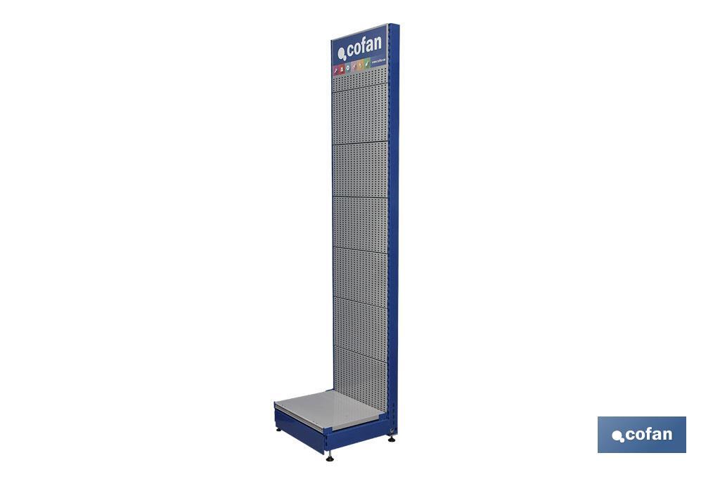 EXPOSITOR VERTICAL PERFORADO 2200x500mm