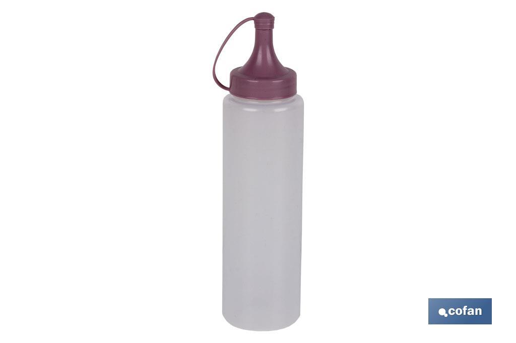 Botella Aceitera Mod. Albahaca Color Rosa Palo