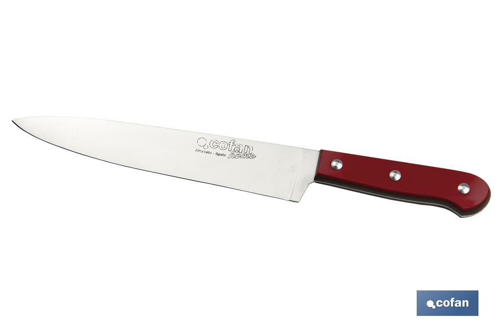 Cuchillo Cocina Mod.Paprika Rojo