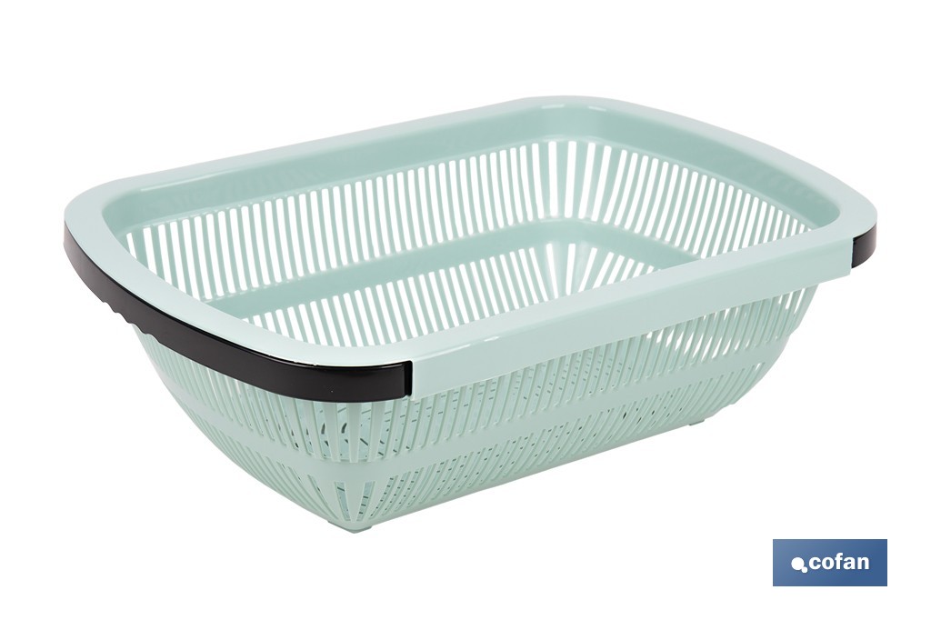 Escurridor rectangular extensible | Lava y escurre alimentos sobre el fregadero | Disponible en diferentes colores