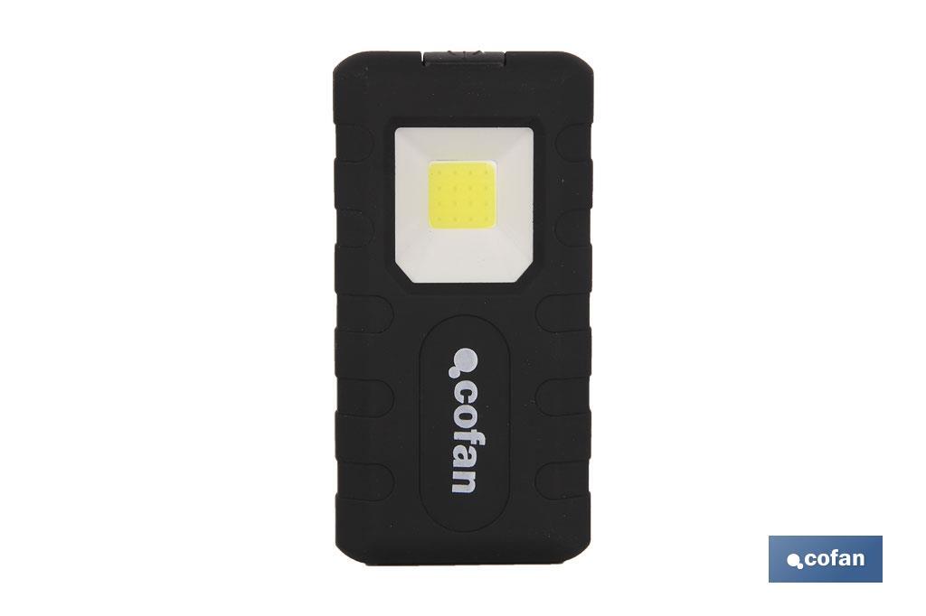 Linterna Cob Led magnética de bolsillo