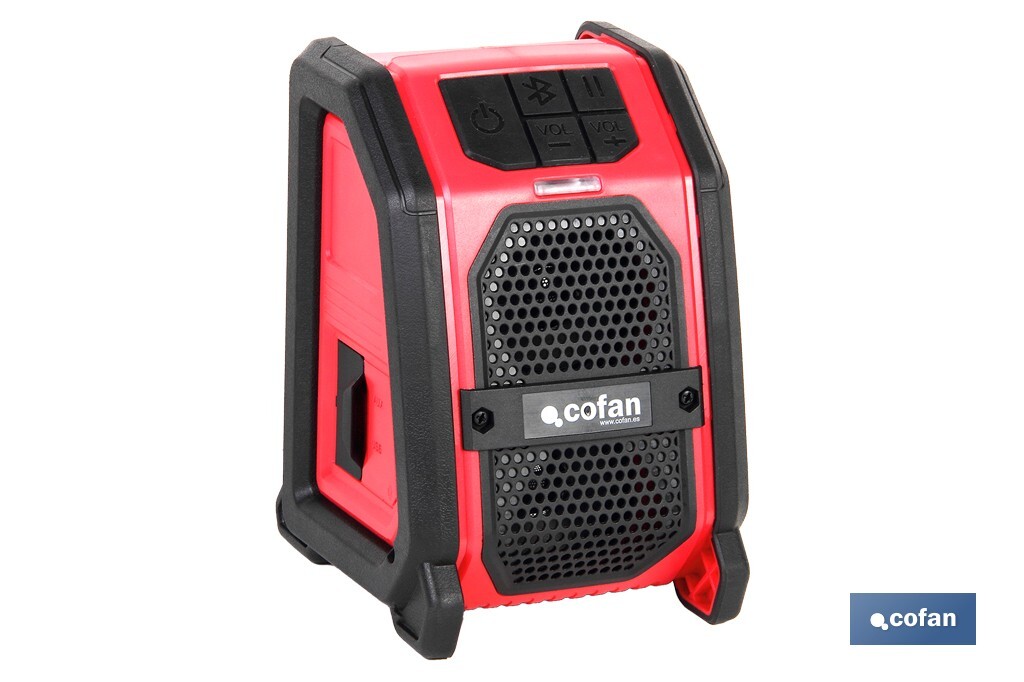 Altavoz Bluetooth a Batería | 2x2,5W | 18 V | Con Puerto USB