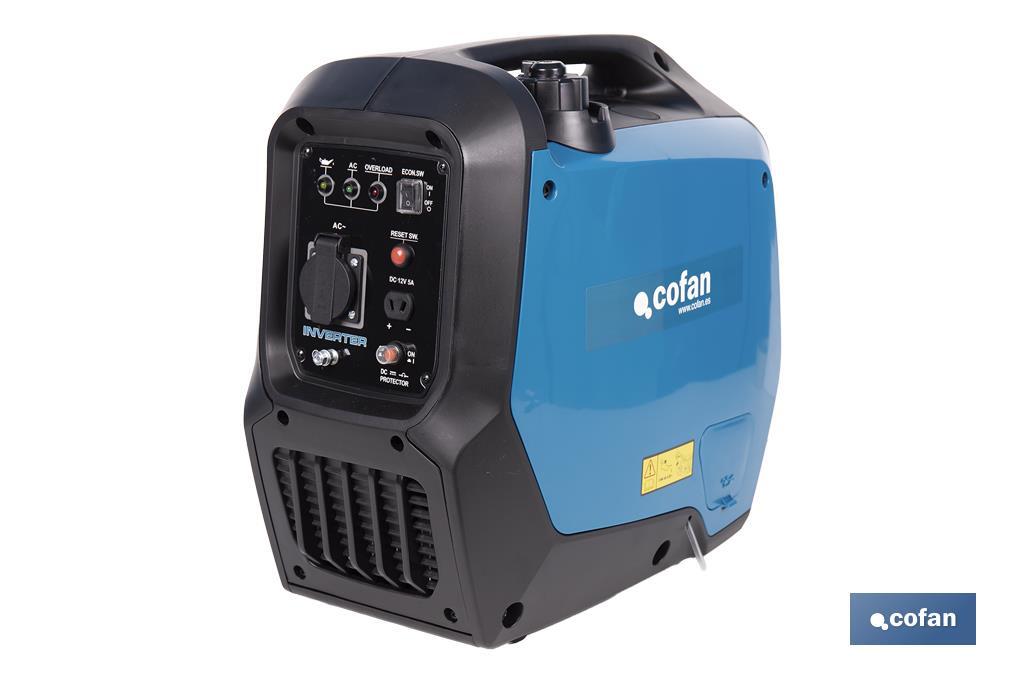 REACONDICIONADO - Generador inverter de gasolina de 79,7 cc | Motor de 4 tiempos OHV | Generador inverter portátil | Máxima pot