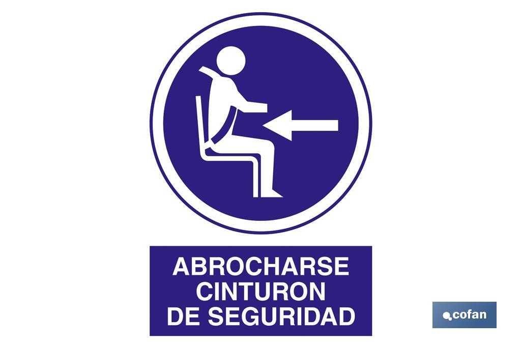 Abrocharse cinturón de seguridad