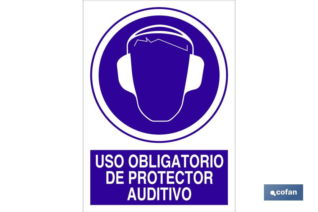 Uso obligatorio de protector auditivo