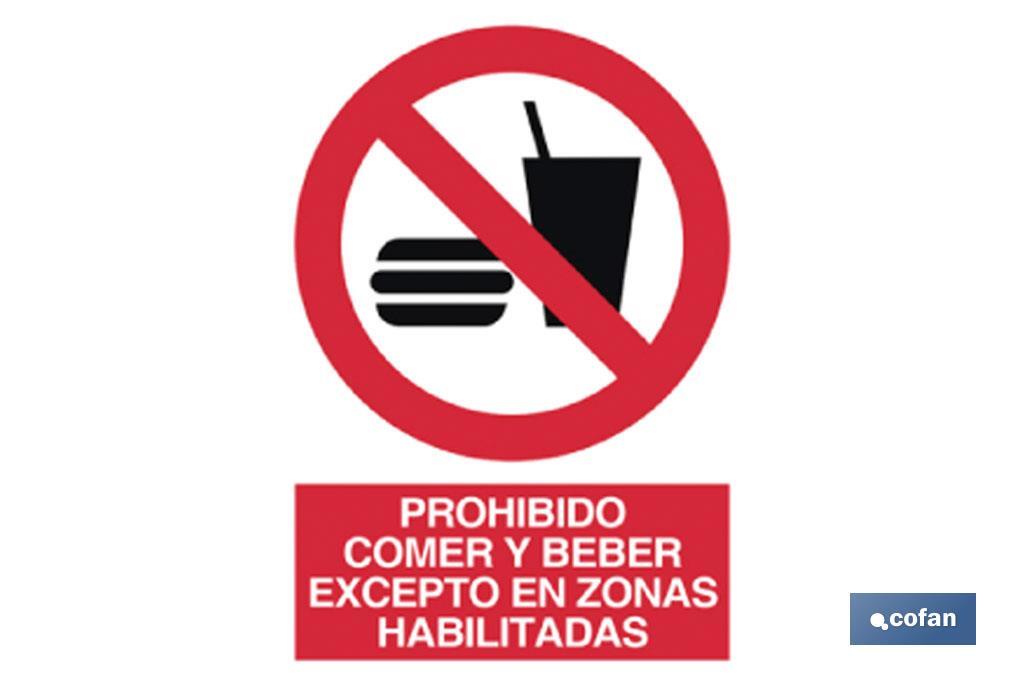 Prohibido comer y beber