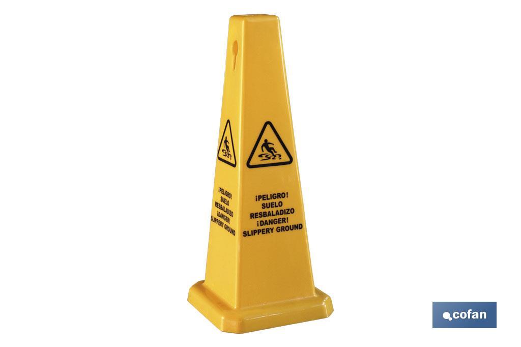 Cono 4 caras Suelo Resbaladizo