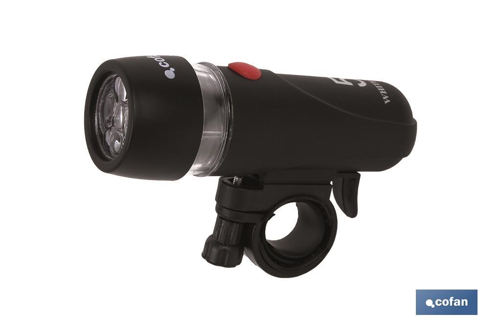 Luz 5 Led Faro Bici 3 funciones