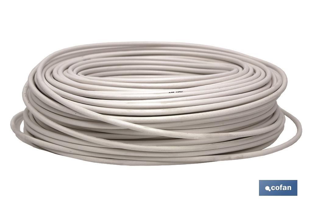 Cable Antena 75 Ohm BLANCO (100m)