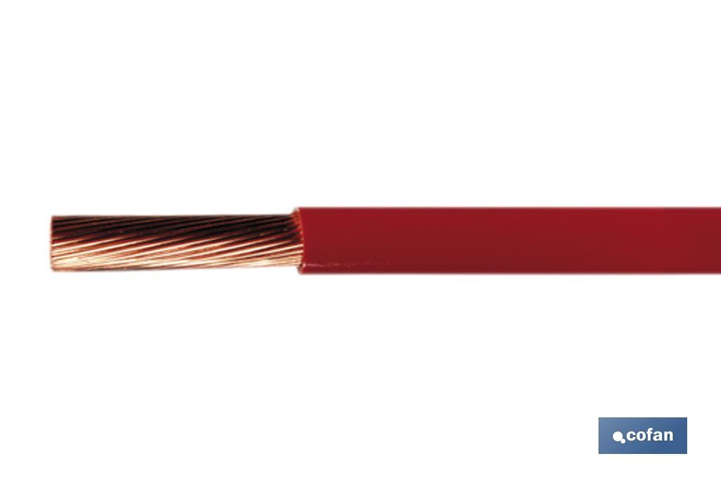 Cables H07V-K rojo