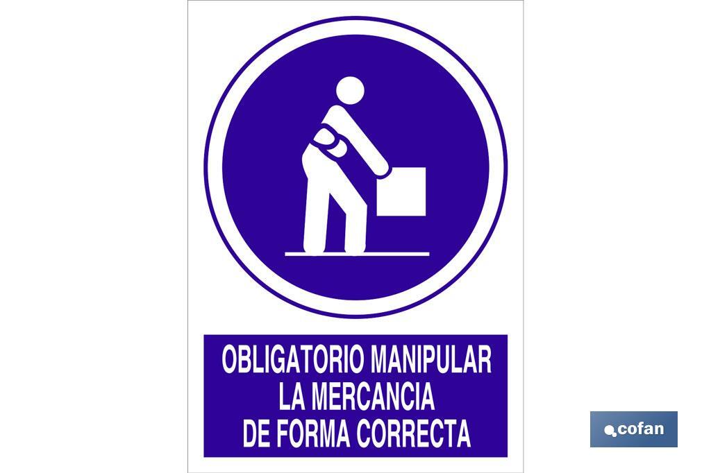 Obligatorio manipular mercancia correctamente